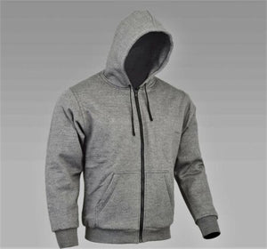 RKSports Motorcycle Motorbike CE Armoured Protective Grey Hoodie and Jeans