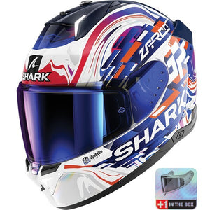Shark Skwal i3 Motorcycle Helmet - Zarco GP FCE 2023 White / Violet / Blue
