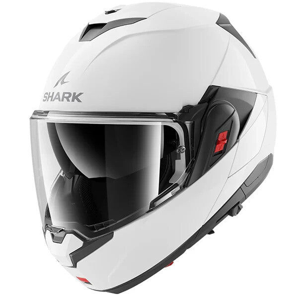 Shark OXO Flip Up Moto Motorcycle Motorbike Helmet Dark Shadow WHITE