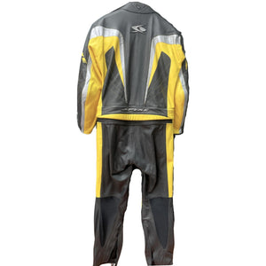 Spyke BullBear Two Piece  leather   motorbike motorcycle suit