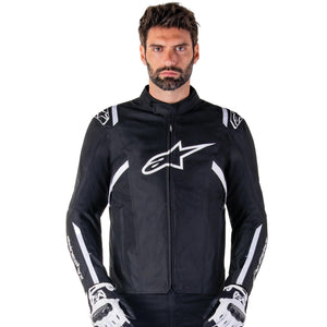 Alpinestars T-SPS v2 Waterproof Motorcycle Jacket Sports Motorbike Black white