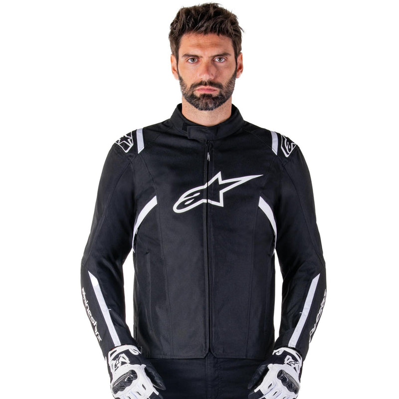Alpinestars T-SPS v2 Waterproof Motorcycle Jacket Sports Motorbike Black white
