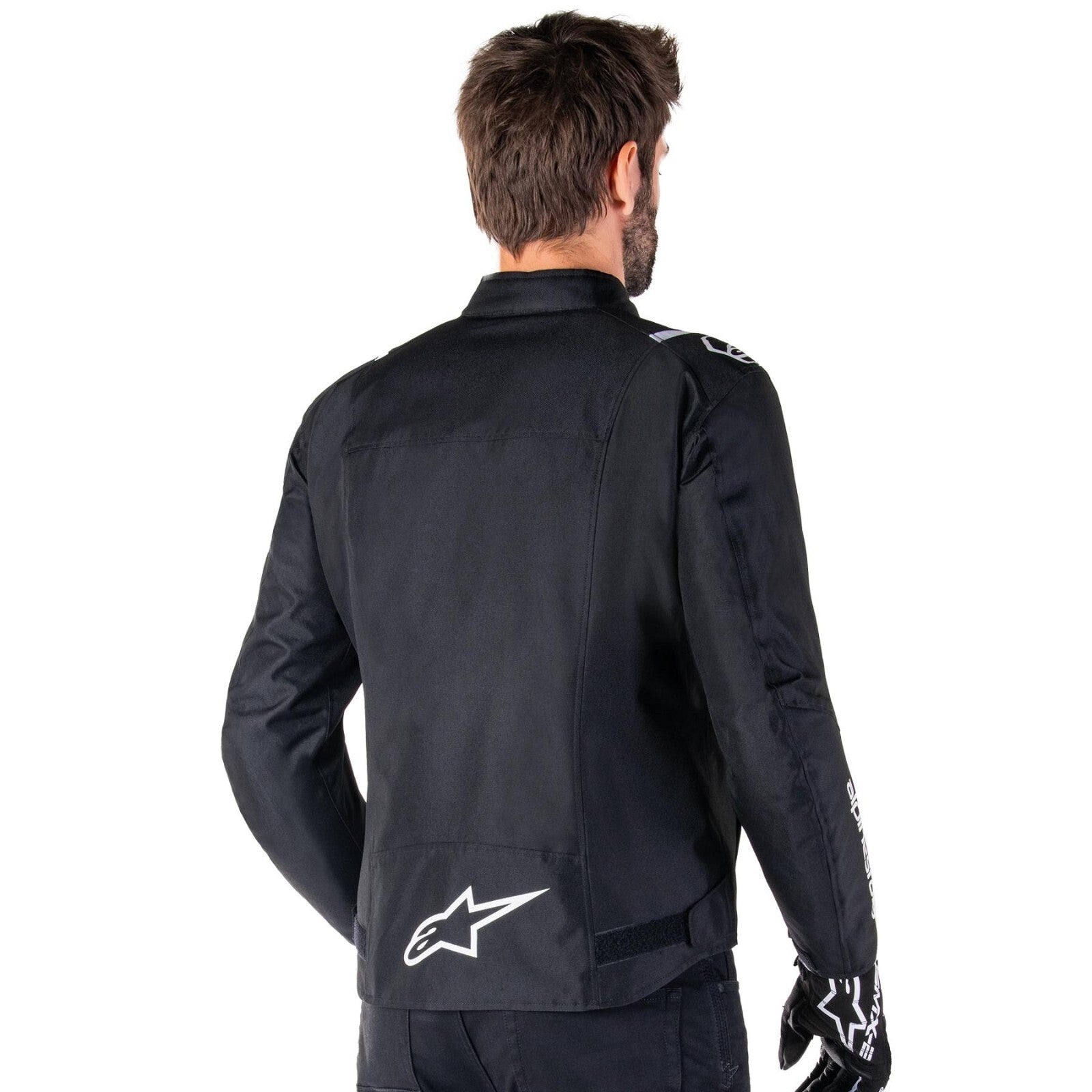 Alpinestars T-SPS v2 Waterproof Motorcycle Jacket Sports Motorbike Black white