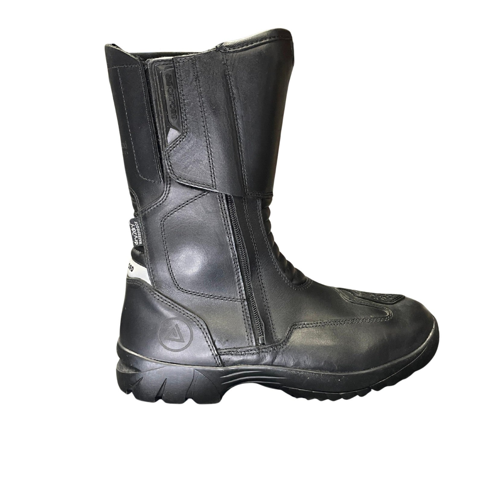 Oxford Continental Leather Motorcycle Boots – Waterproof & All-Weather Touring B