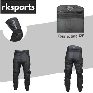 RK Sports 03 Armored Motorbike Leather Trousers –  Cowhide Leather