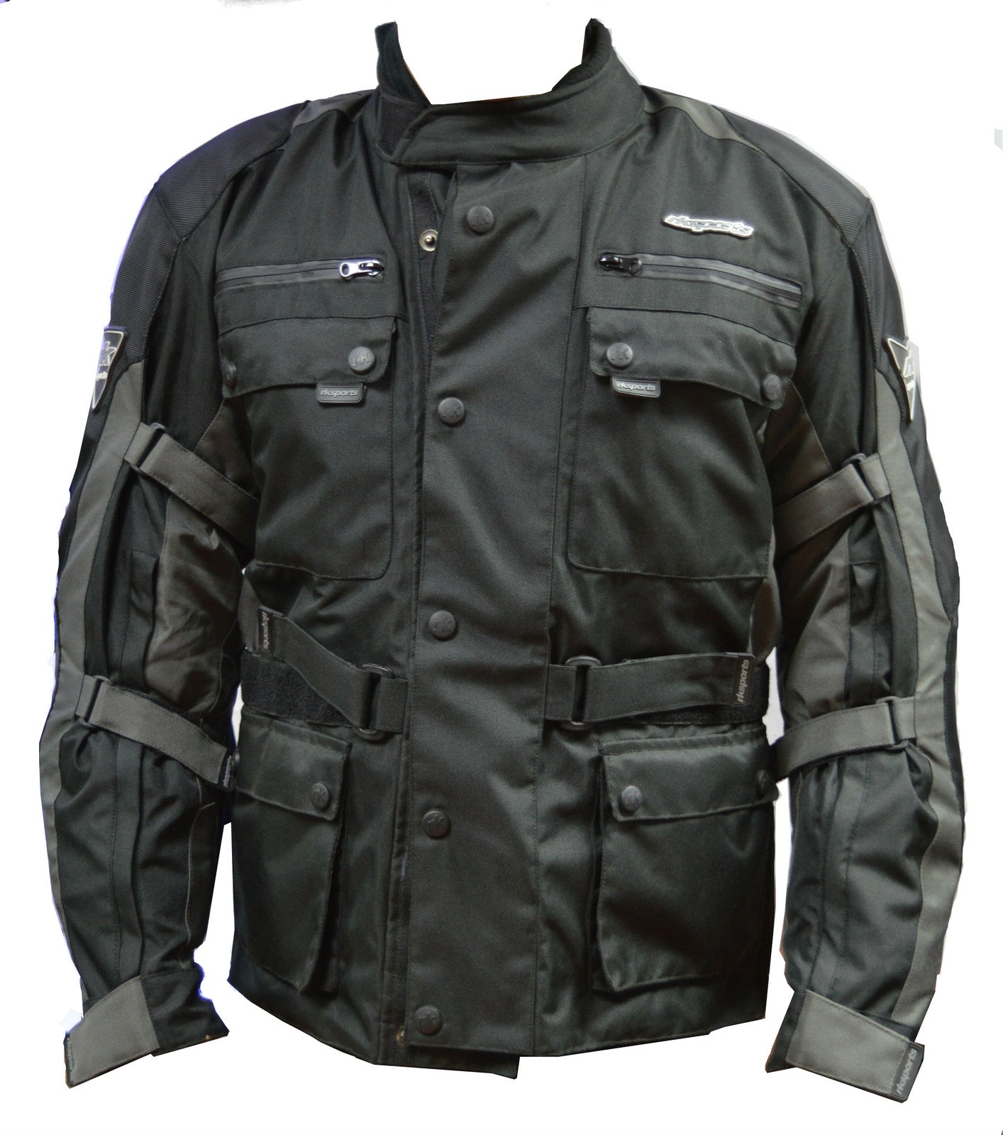 RKSports 1818  MENS TEXTILE MOTORBIKE MOTORCYCLE JACKET 2015 NEW 4 COLOURS