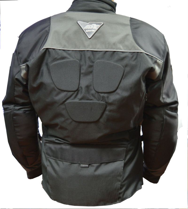 RKSports 1818  MENS TEXTILE MOTORBIKE MOTORCYCLE JACKET 2015 NEW 4 COLOURS