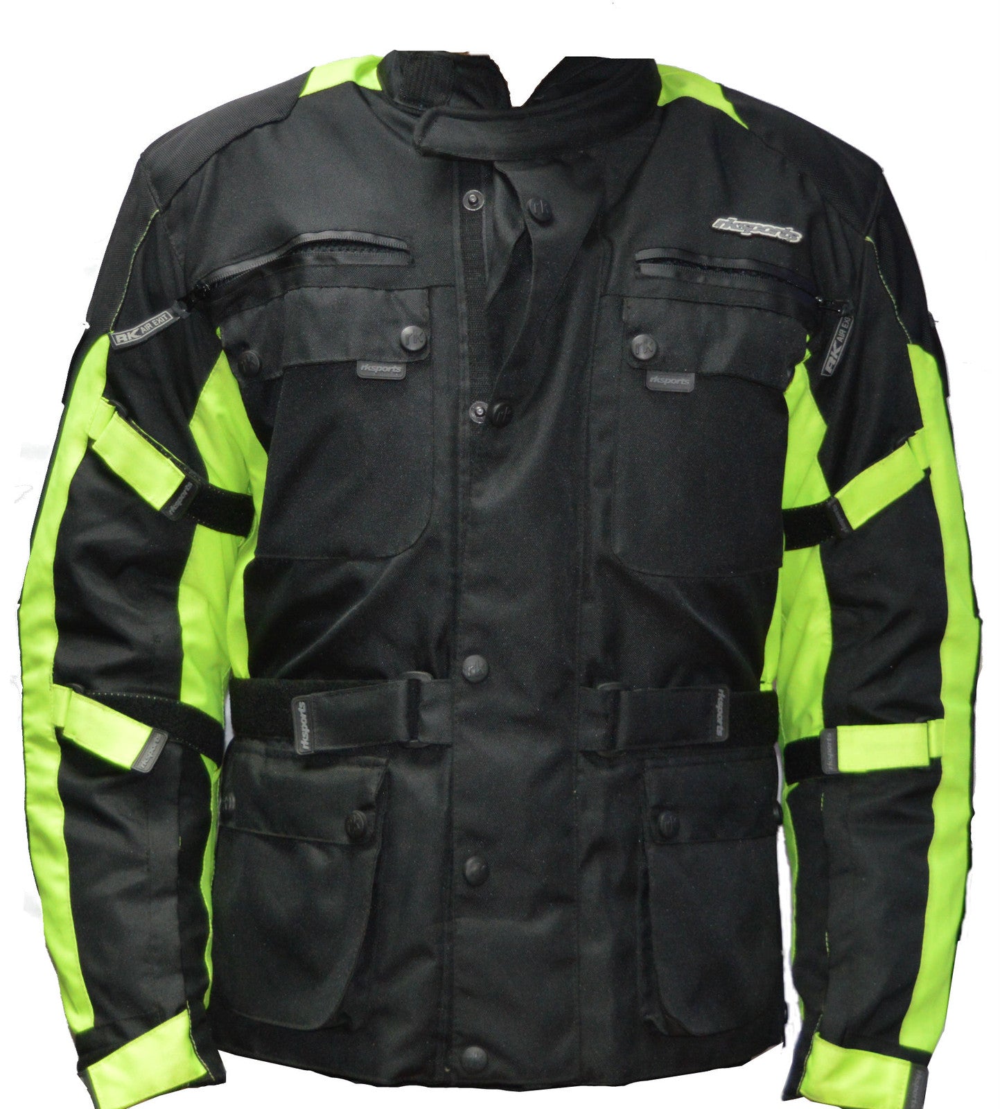 RKSports 1818  MENS TEXTILE MOTORBIKE MOTORCYCLE JACKET 2015 NEW 4 COLOURS