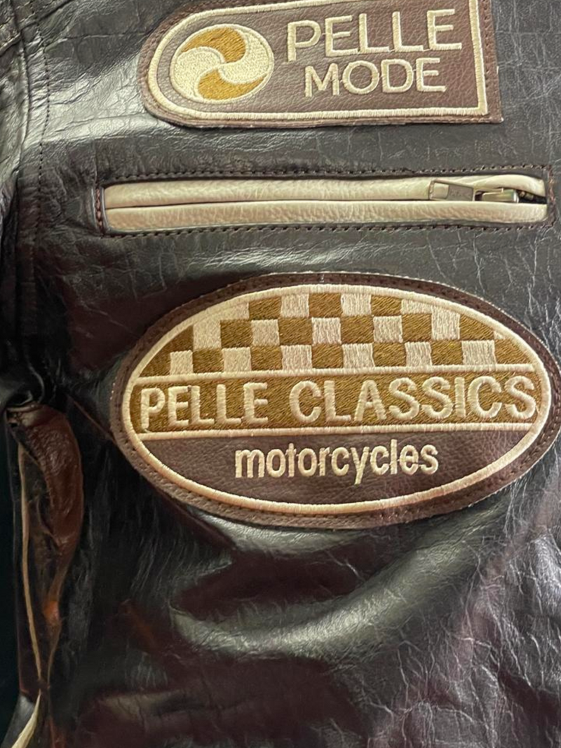 RKSports Pelle retro Brown Armoured Leather Motorbike Jacket
