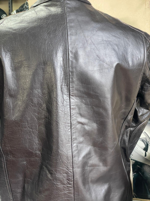 RKSports Pelle retro Brown Armoured Leather Motorbike Jacket