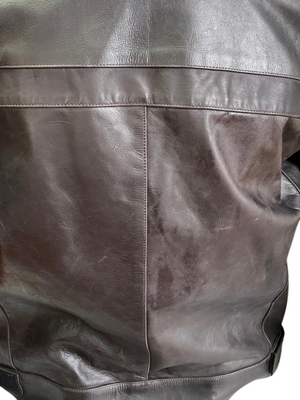 Rksports Mens Mat Brown Armoured Leather Motorbike Jacket