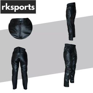 RKsports Ladies Motorbike Motorcycle Black Mens Spin Trousers