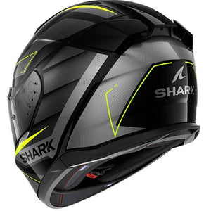 Shark D-Skwal 3 SIZLER KAY Grey/Flu Motorcycle Crash FullFace ECE 22.06 Helmet