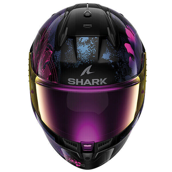 Shark D-Skwal 3 MAYFER KVX Black/Pink MotorcycleCrash FullFaceECE22.06Helmet