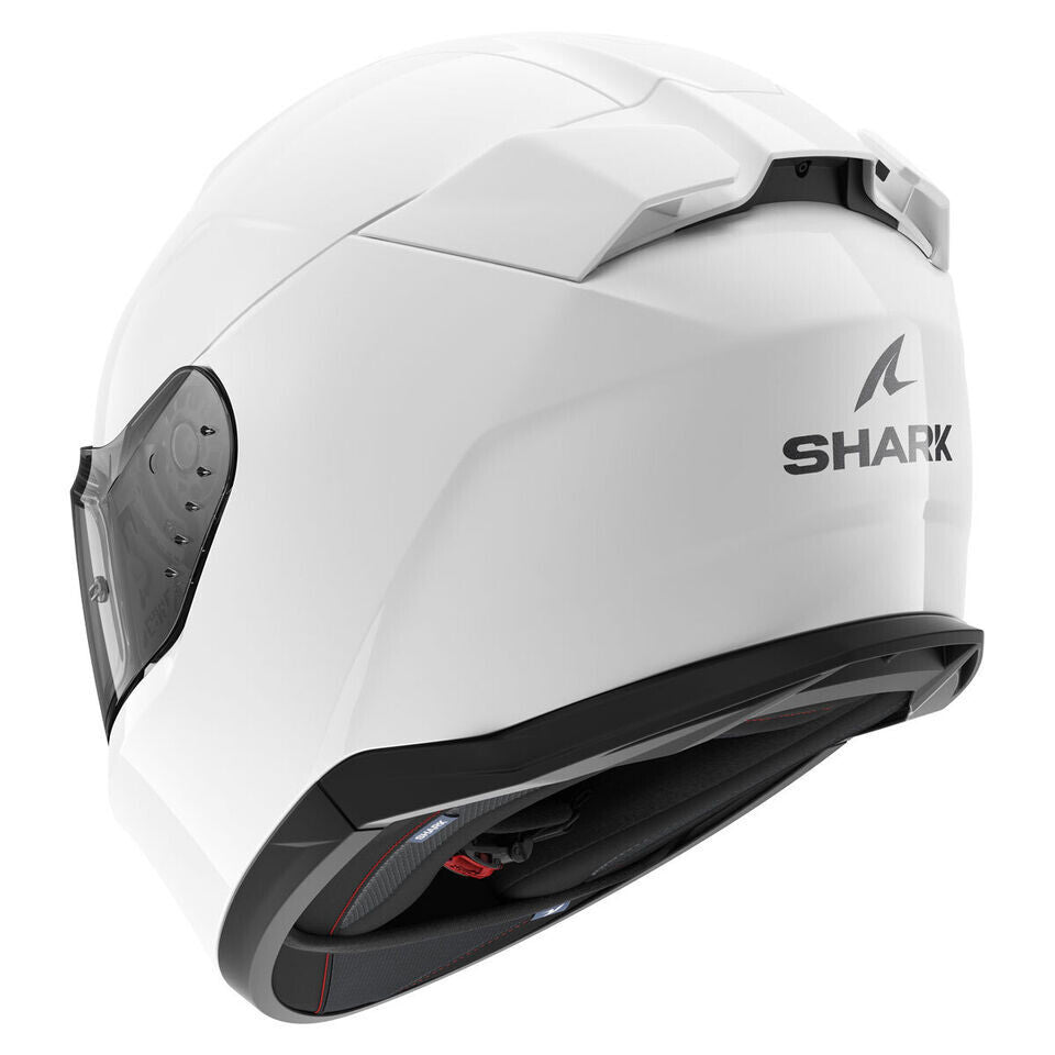 Shark D-Skwal 3 Blank Motorbike Motorcycle Helmet - Gloss White