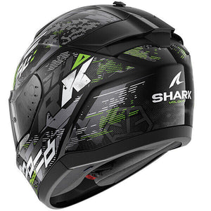 Shark Ridill 2 Molokai Full Face Motorcycle Helmet - Black/Green