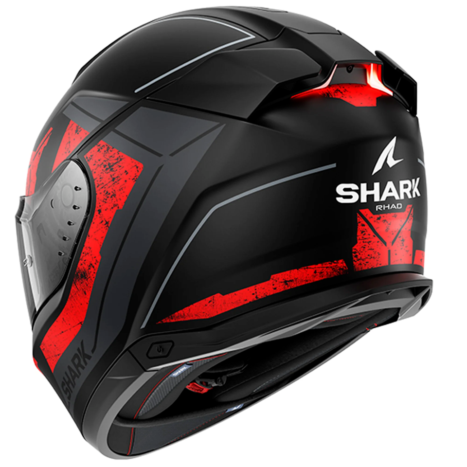 Shark Skwal i3 Rhad Motorcycle Motorbike Full Face Helmet Black Red Matt KUR