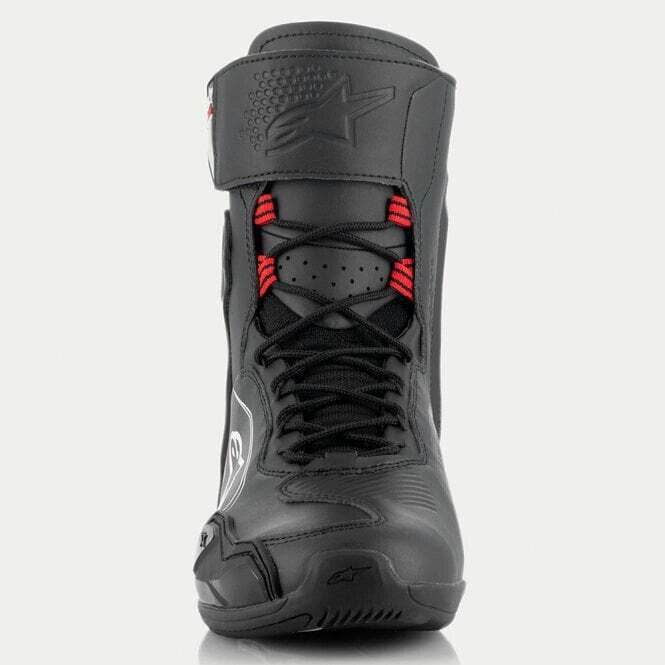 Alpinestars (2024) Boots - SuperFaster Shoes (Black/Grey/Bright Red)