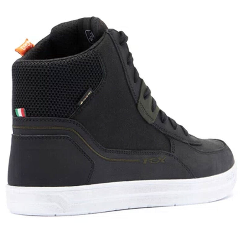 TCX Mood 2 All Weather Motorcycle Motorbike Gore-Tex Boots Black / White / Green