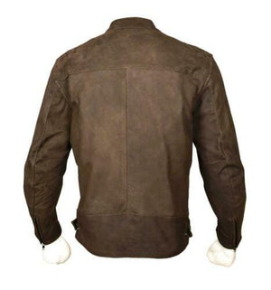 Rksports style 962 Mens Brown Fashion Leather motorbike Jacket with Armour