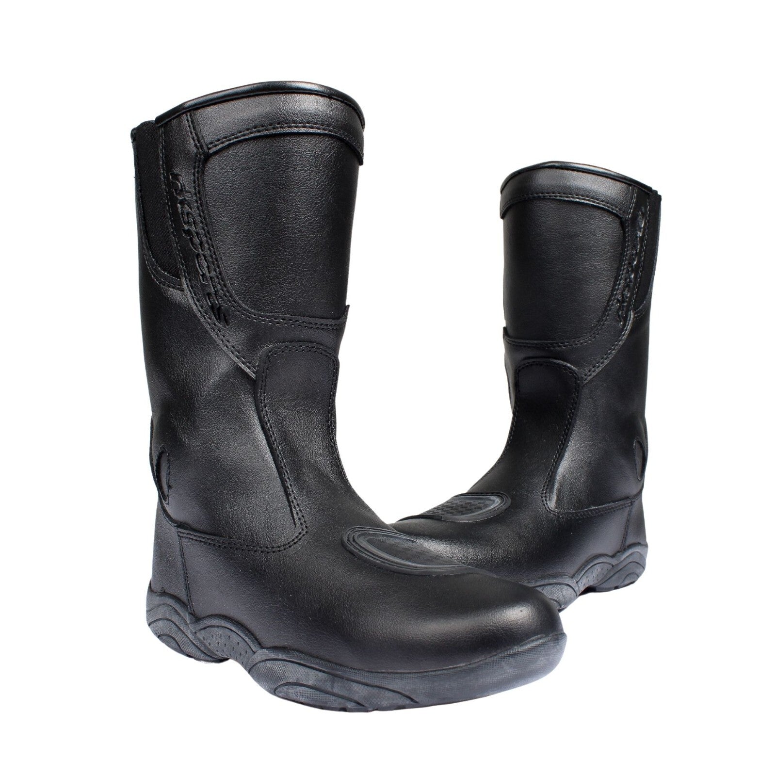 Style 4115 Katrina Ladies Women Motorcycle Black Leather Motorbike Touring Boots