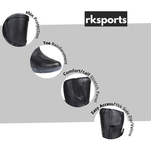 Style 4115 Katrina Ladies Women Motorcycle Black Leather Motorbike Touring Boots