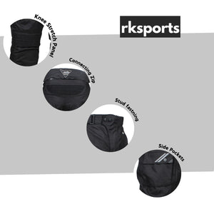 RKSPORTS STYLE STORM 2 WATERPROOF MOTORBIKE MOTORCYCLE MENS TEXTILE TROUSERS