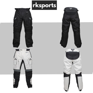 RKSPORTS STYLE STORM 2 WATERPROOF MOTORBIKE MOTORCYCLE MENS TEXTILE TROUSERS