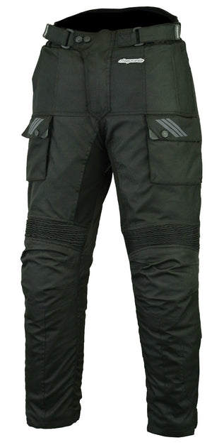 RKsports Storm-3 Motorcycle motorbike Black Trouser with CE armour Cordura