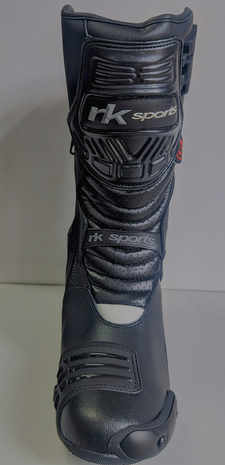 New Racer 10050 RKone Motorcycle Motorbike Water Resistant Black/white Boots