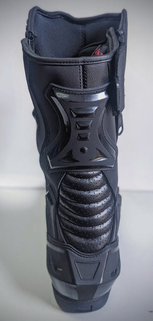 New Racer 10050 RKone Motorcycle Motorbike Water Resistant Black/white Boots