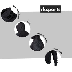 RKSports Motorcycle Motorbike 291 CE Armor Waterproof Soft Shell Hoodie Jacket