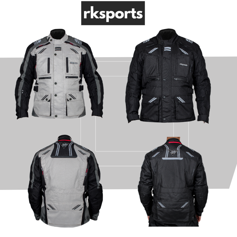 RKSports Style STORM 2 Motorbike Motorcycle  Double lined Waterproof Jacket