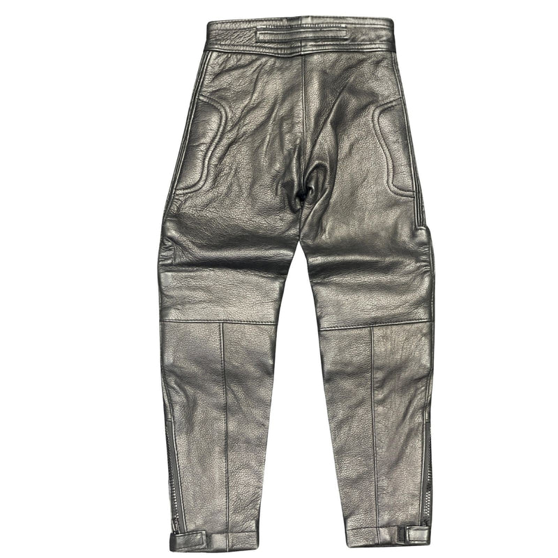 Kids Leather Skin Motorcycle Trousers – Durable & Protective Riding Gear