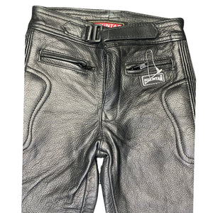 Kids Leather Skin Motorcycle Trousers – Durable & Protective Riding Gear