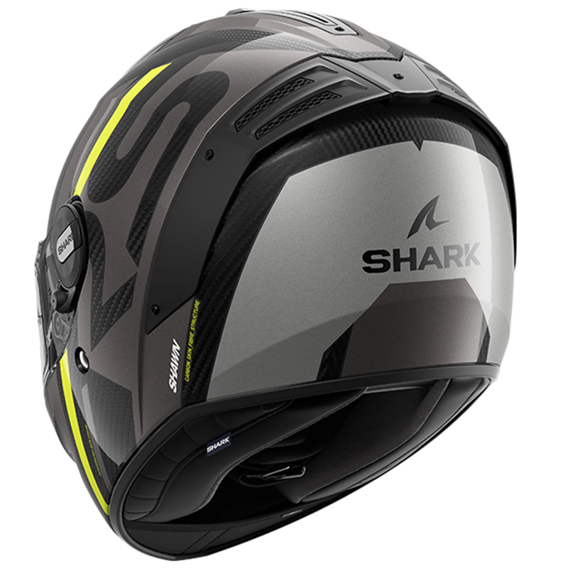 Shark RS Shawn Carbon Helmet BLACK-YELLOW