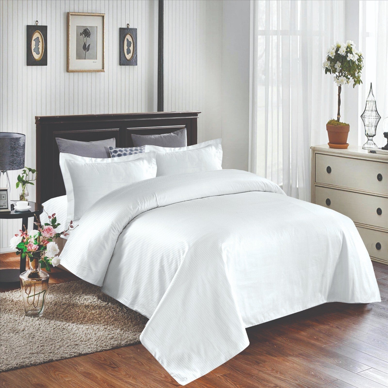 80/20 Cotton-Microstripe  Striped Pillow Cover – Standard & Oxford Bag Style