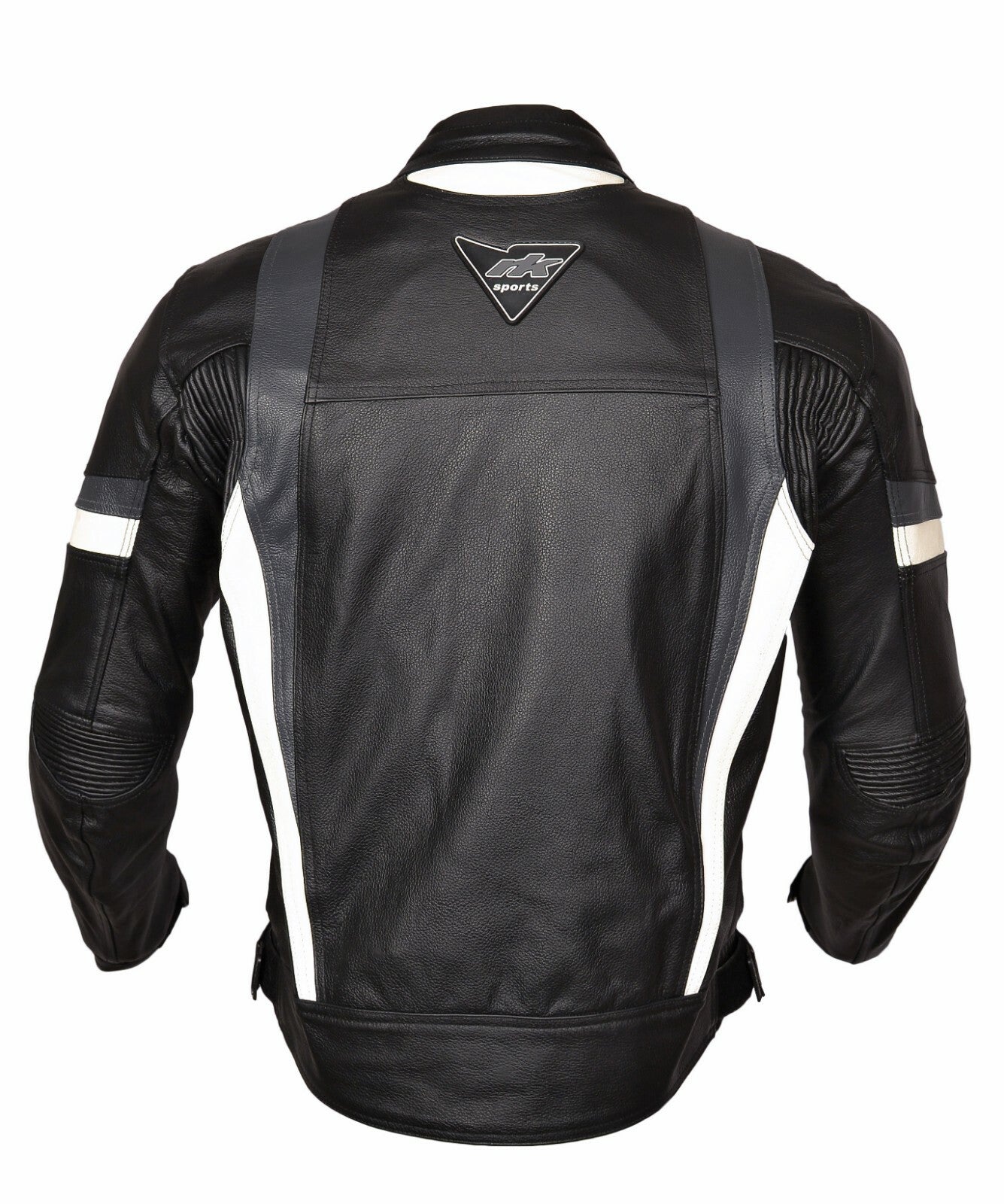 Rksports Mens Speed 7 biker Leather Motorcycle Armoured  Jacket