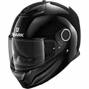 Shark Spartan Blank Black BLK Full Face Motorcycle Helmet