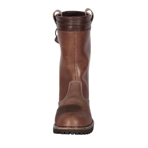 SPADA PALLAS LADIES URBAN DISTRESSED LEATHER WATERPROOF MOTORCYCLE BOOTS BROWN