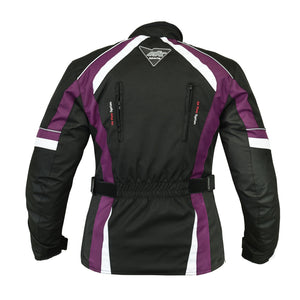 RKSports 737 LADIES TEXTILE WATERPROOF MOTORBIKE MOTORCYCLE JACKET CE ARMOUR