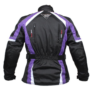 RKSports 737 LADIES TEXTILE WATERPROOF MOTORBIKE MOTORCYCLE JACKET CE ARMOUR