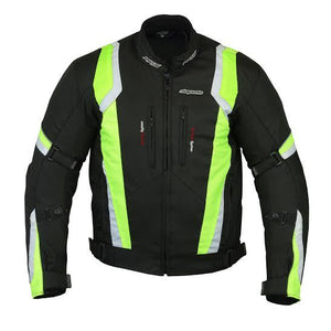 RKSports 1509 MENS WATERPROOF TEXTILE MOTORBIKE MOTORCYCLE JACKET CE ARMOUR