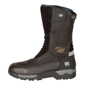 Spada Stelvio WP Motorcycle Motorbike Leather Waterproof Touring Boots - Black
