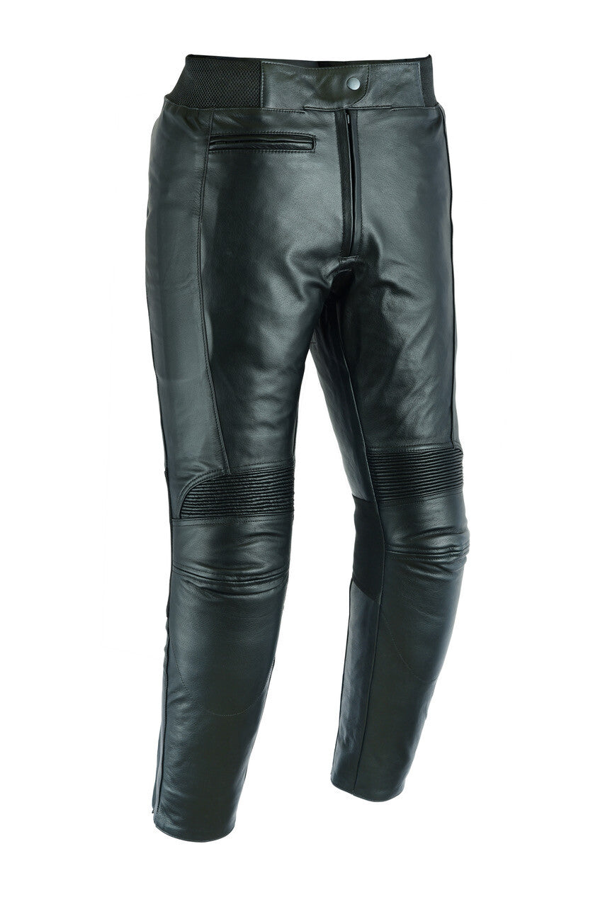 RKSPORTS LADIES STYLE1543 BLACK  LEATHER COWHIDE MOTORCYCLE MOTORBIKE  TROUSERS