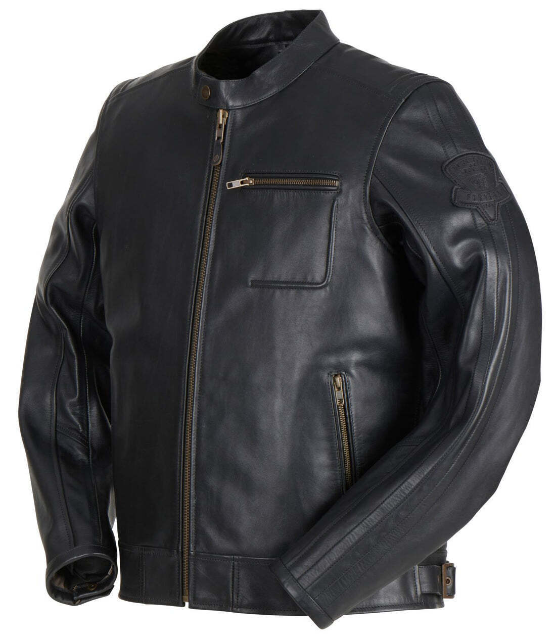 Furygan L'Audacieux Moto Motorcycle Motorbike Leather Jacket Black