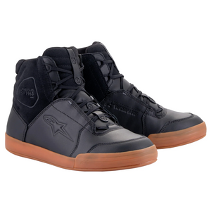 Alpinestars Chrome Drystar Motorcycle Boots Black/Black/Gum