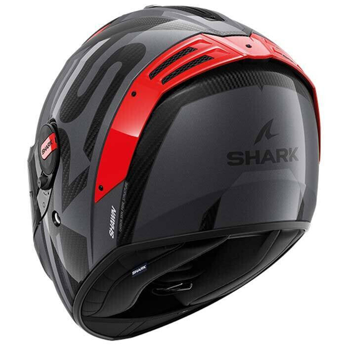 Shark Spartan RS Carbon Shawn Black Red Anth Sport Touring Motorcycle Helmet