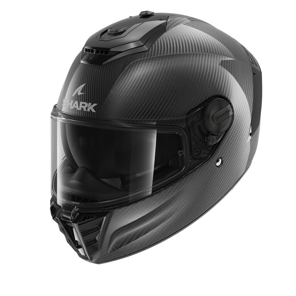 Shark Spartan RS Carbon Skin Black Full Face Motorcycle Crash Helmet