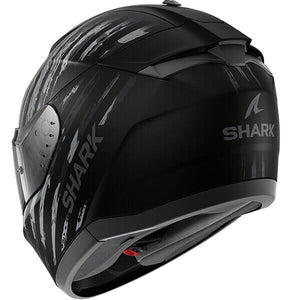 Shark Ridill 2 Assya Motorcycle Motorbike Full Face Helmet Black Grey MATT KAA